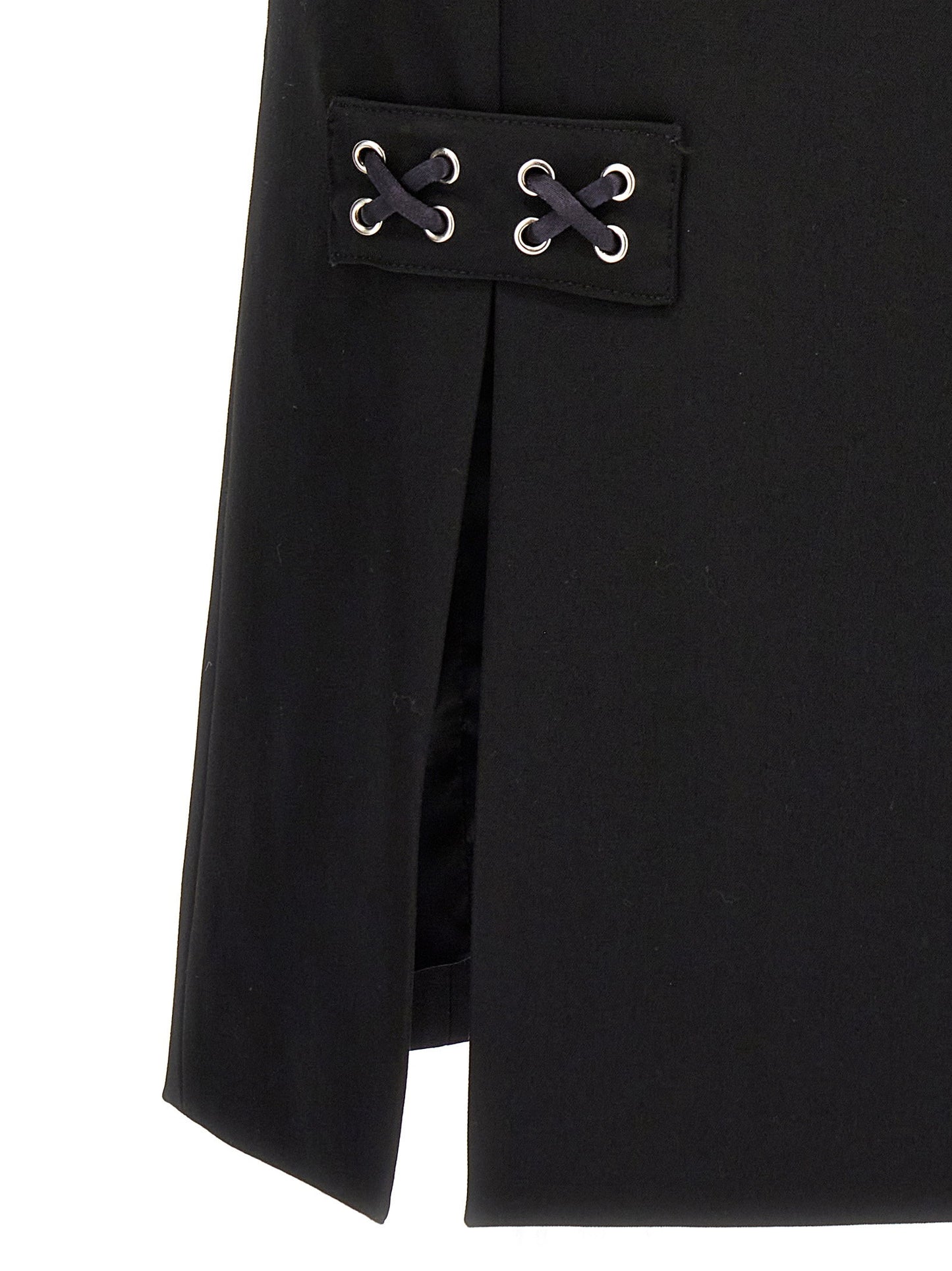 Alessandra Rich Lace-up Skirt