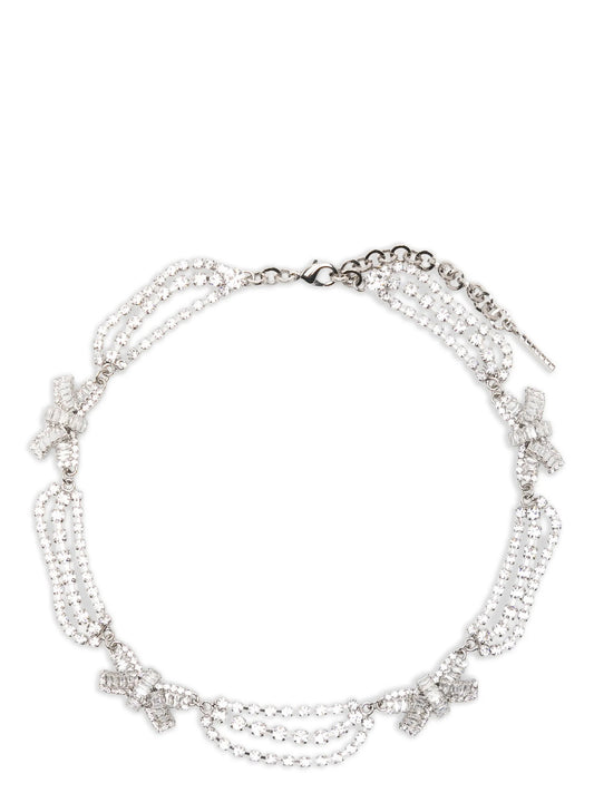 Alessandra Rich Bow Necklace