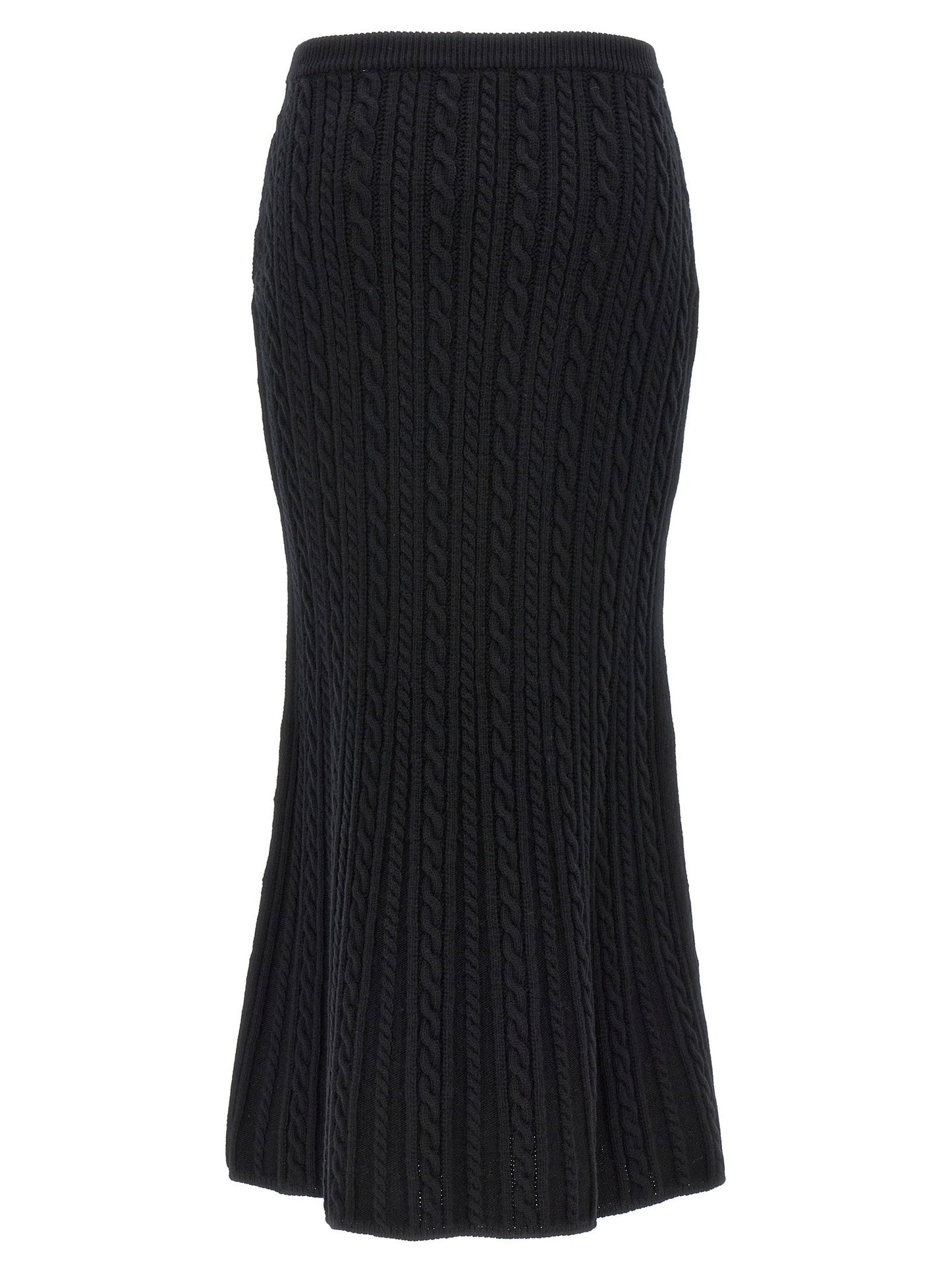 Alessandra Rich Maxi Wool Skirt