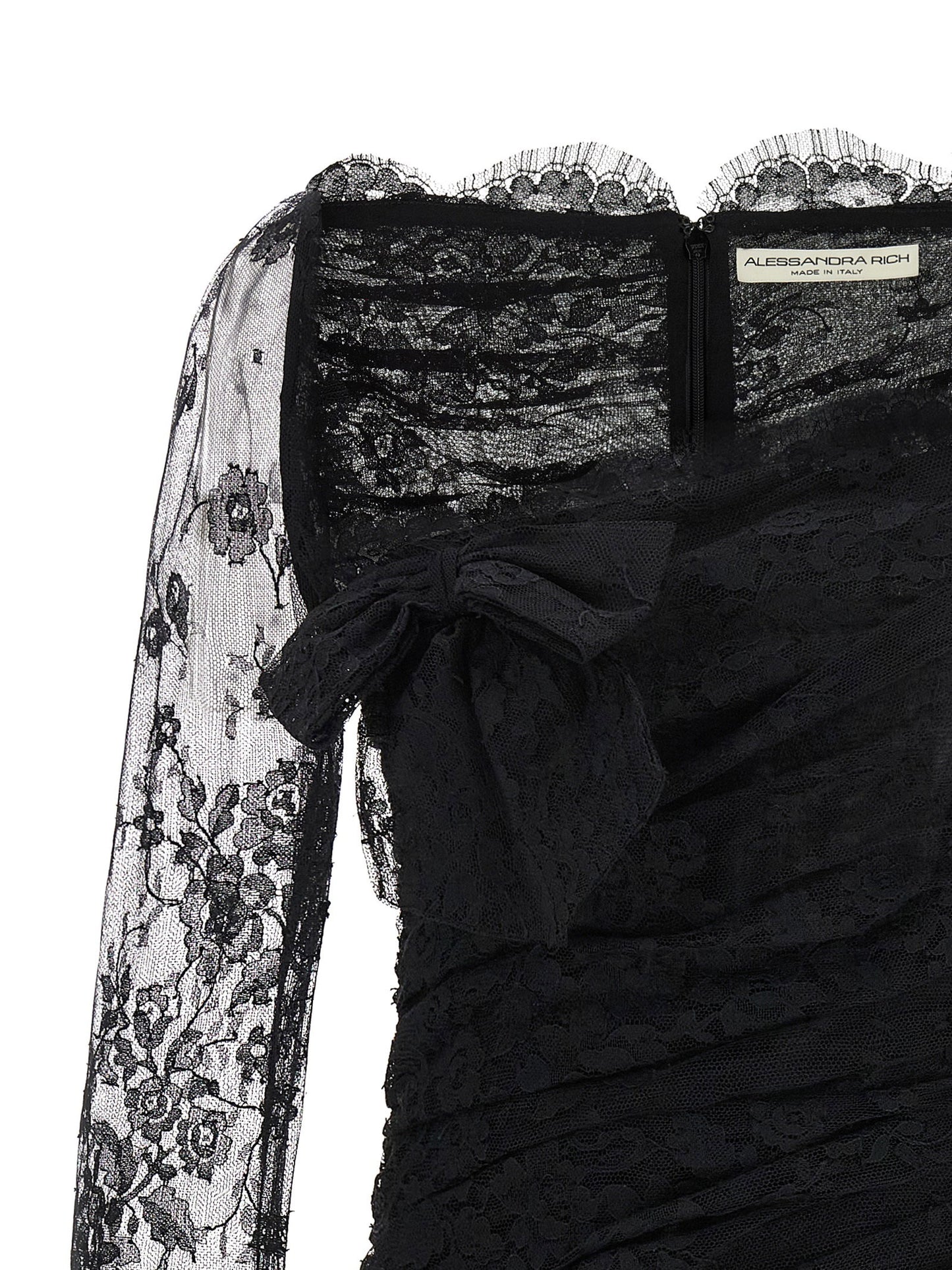 Alessandra Rich Draped Dress.