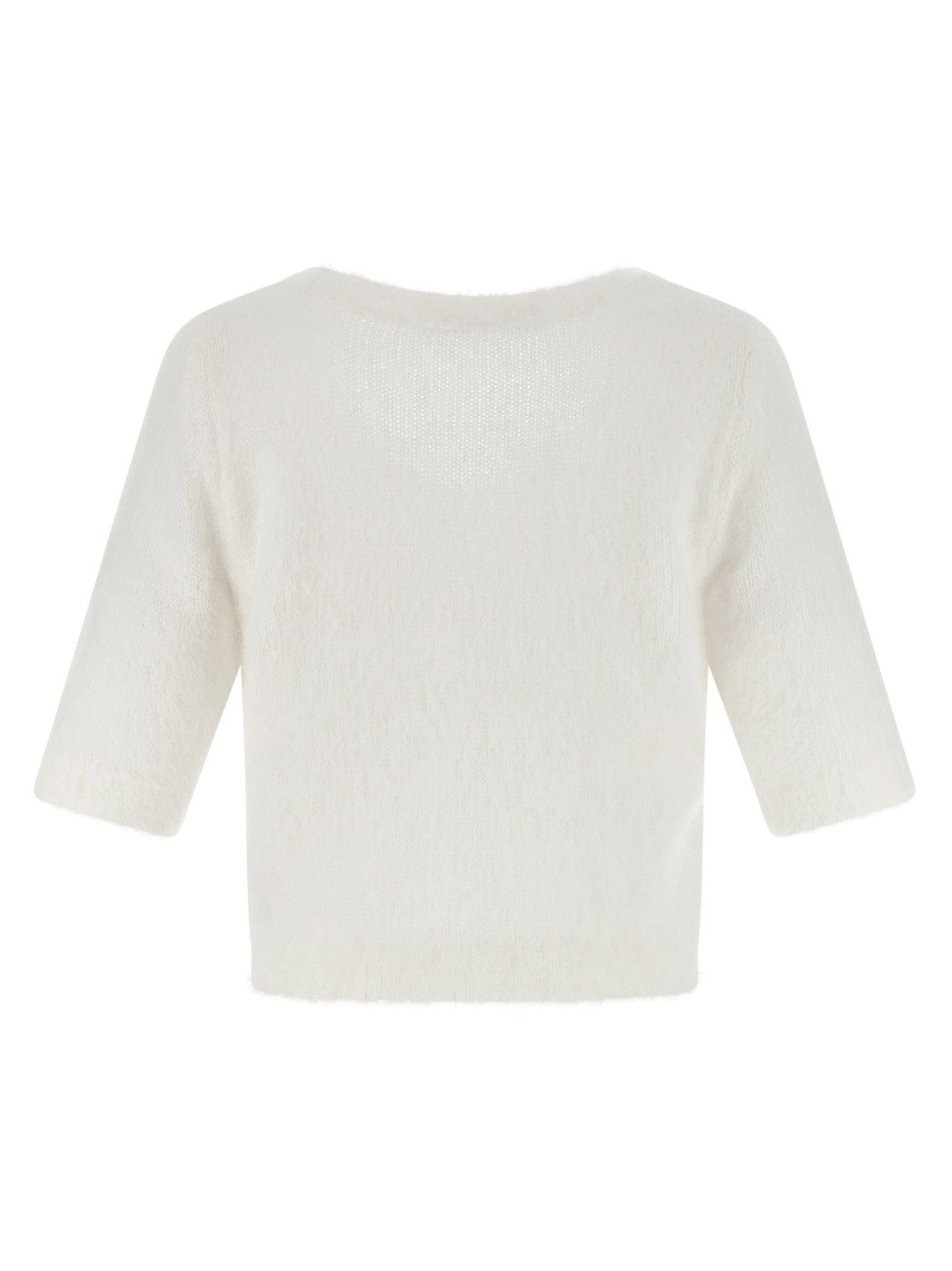 Alessandra Rich Carded Mohair Sweater