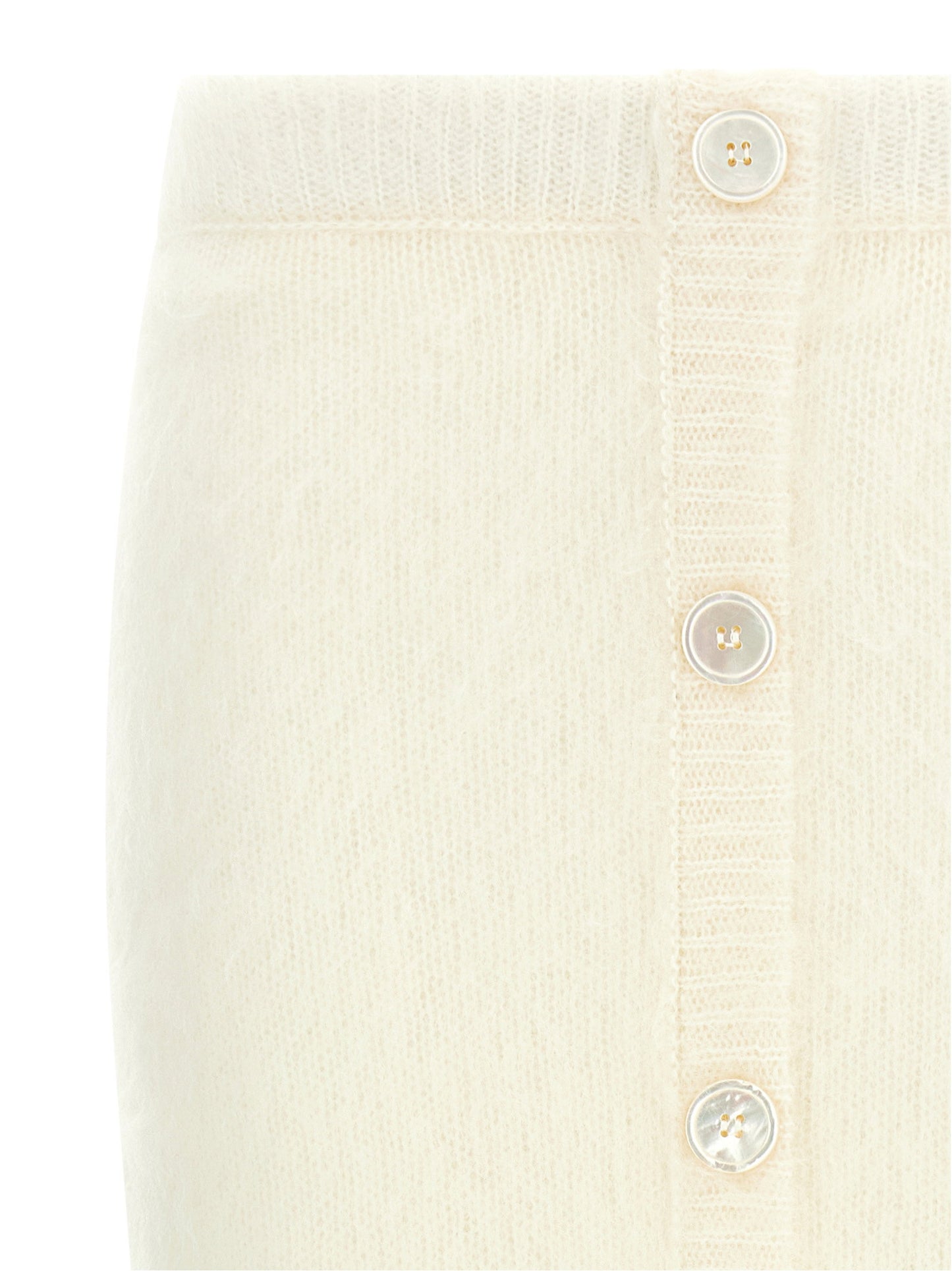 Alessandra Rich Carded Mohair Skirt