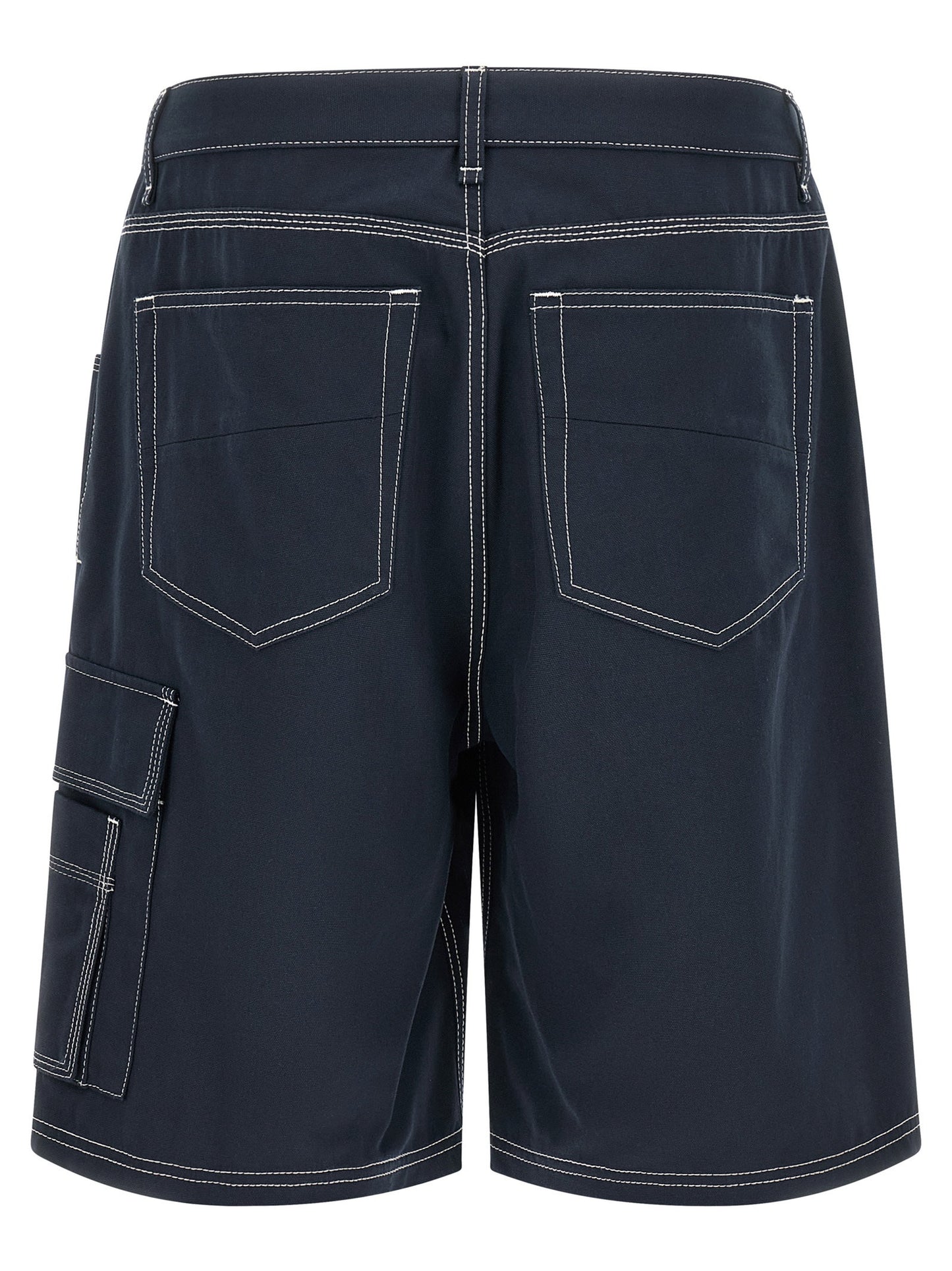 Fendi Bermuda Cargo Canvas Shorts
