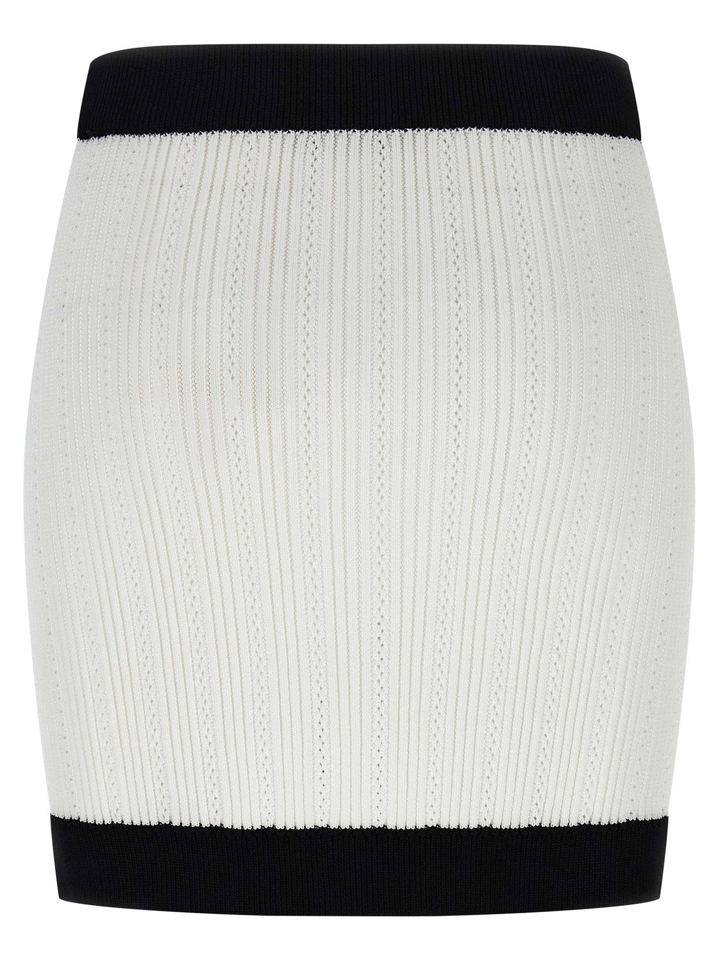 Balmain Two-tone Miniskirt