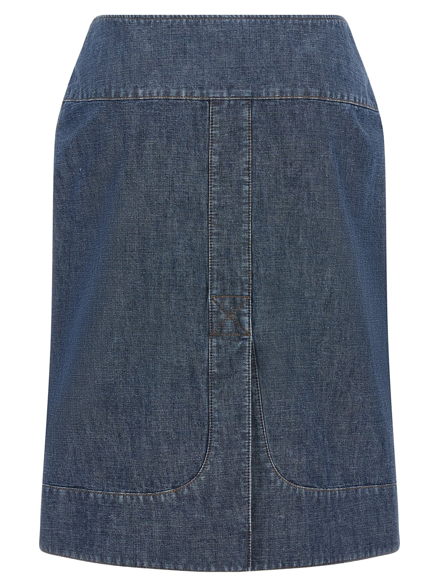 Fendi Chambray Denim Skirt