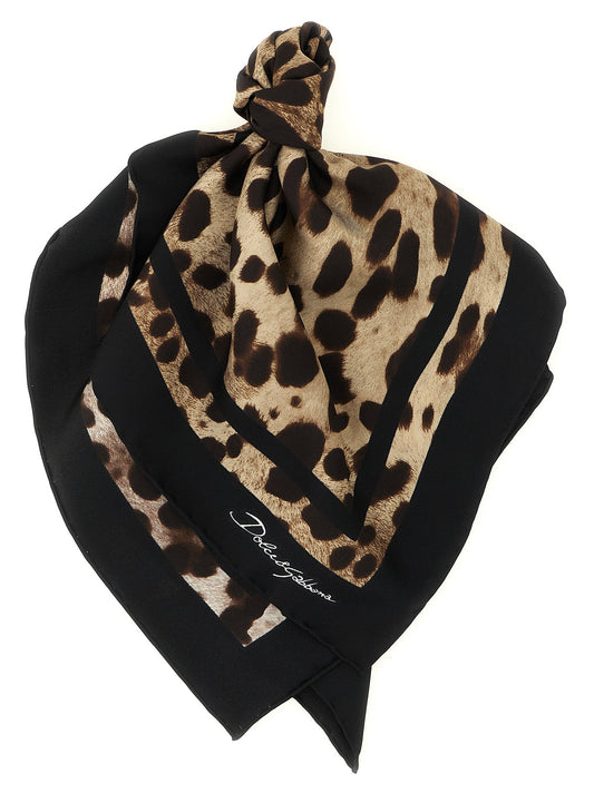 Dolce & Gabbana Leopard-print Scarf