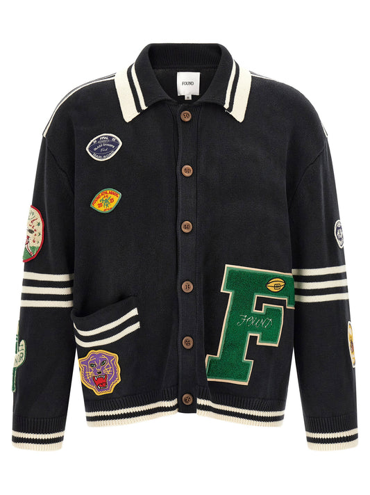 Found Fin Varsity Cardigan