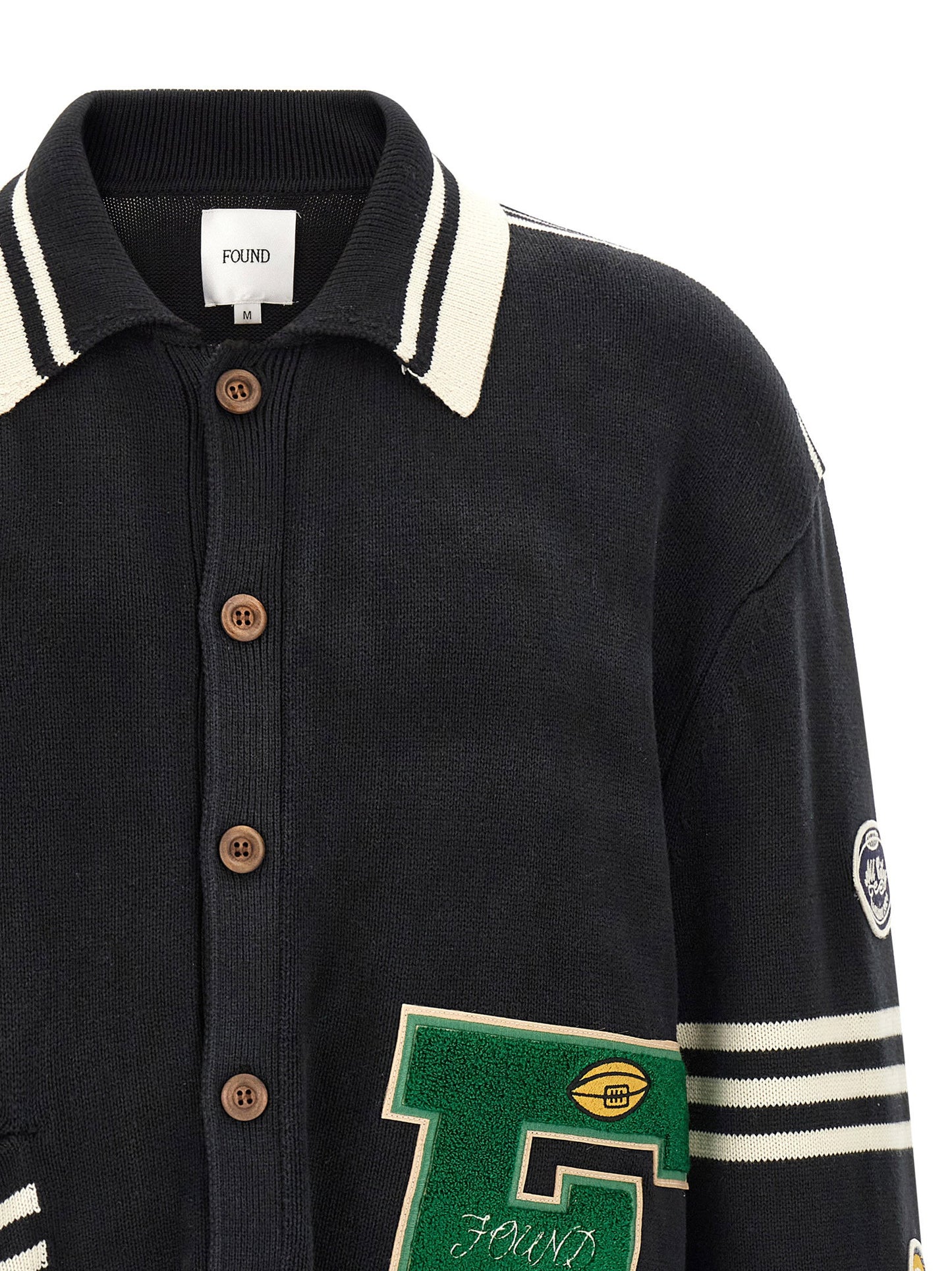 Found Fin Varsity Cardigan