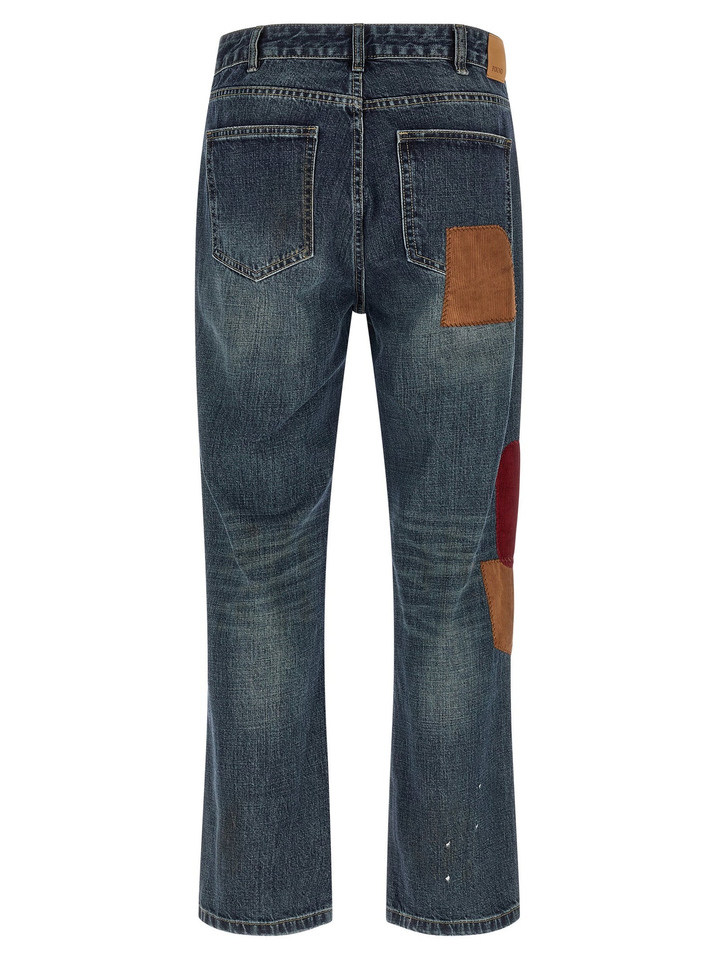 Found Patchwork Jeans