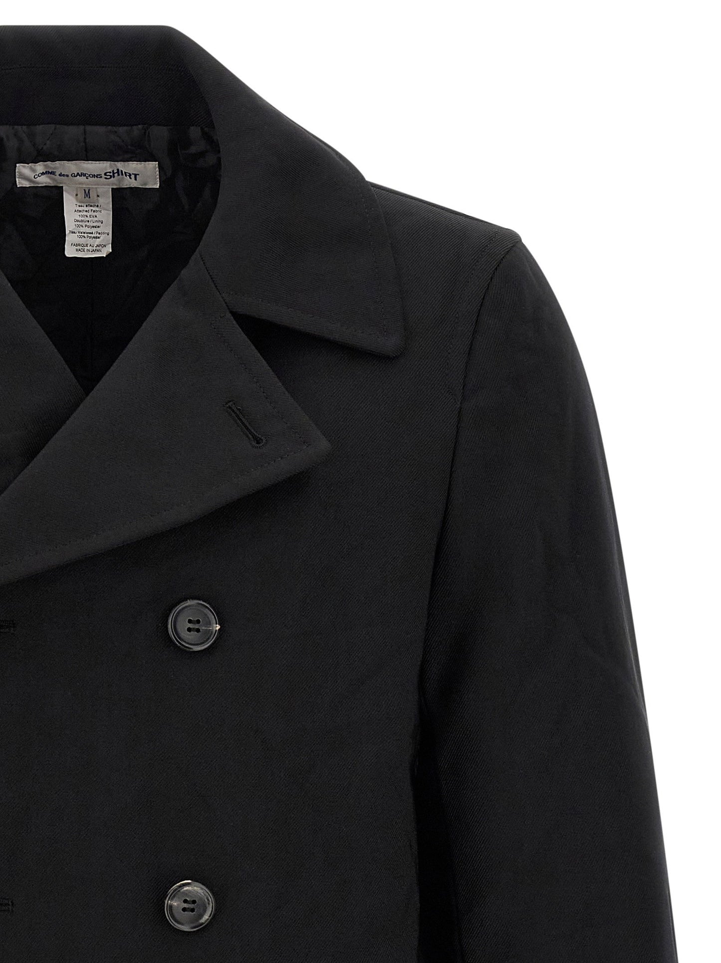 Comme Des Garcons Shirt Double-breasted Caban