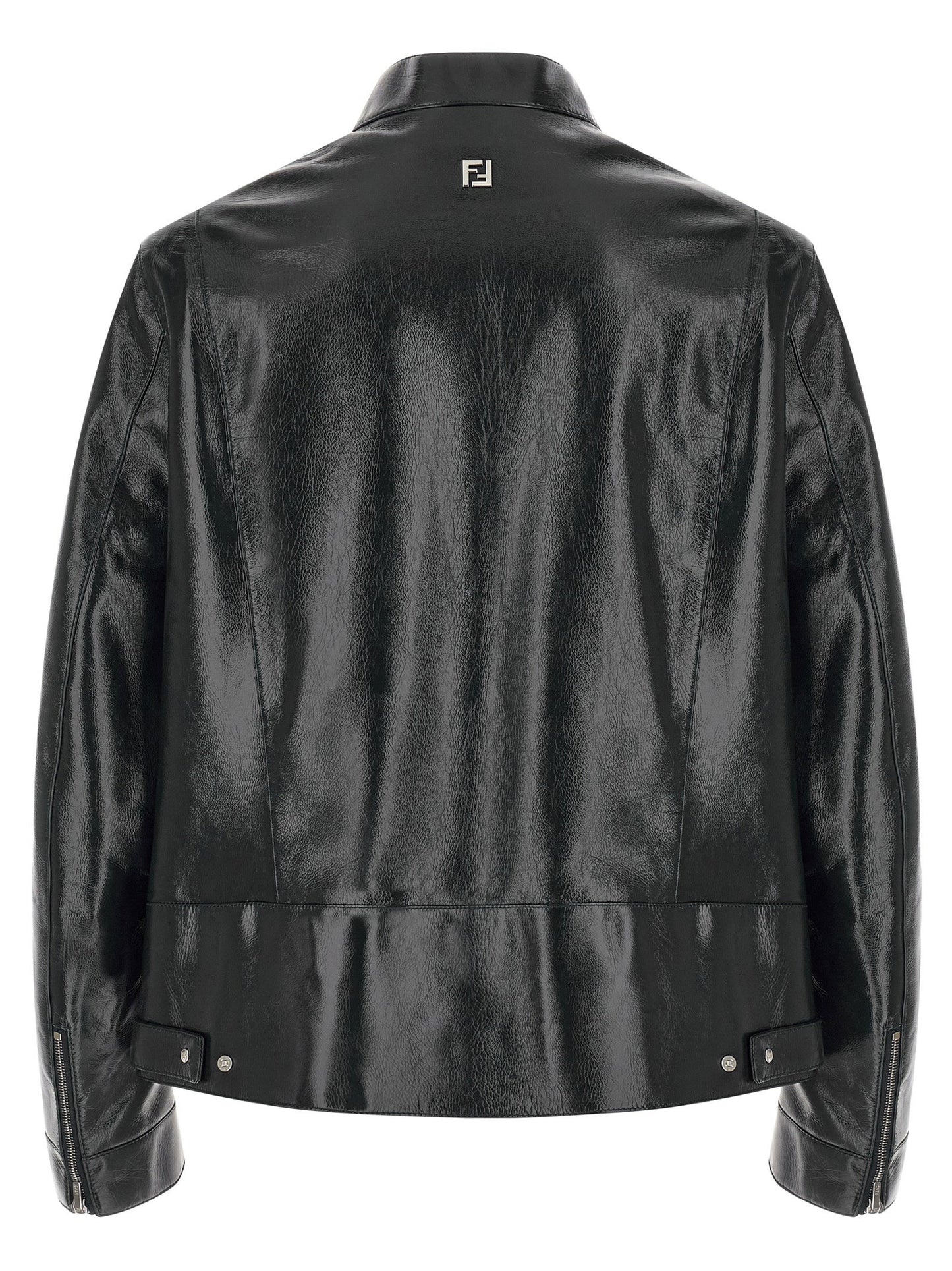 Fendi Lacquered Leather Blouson