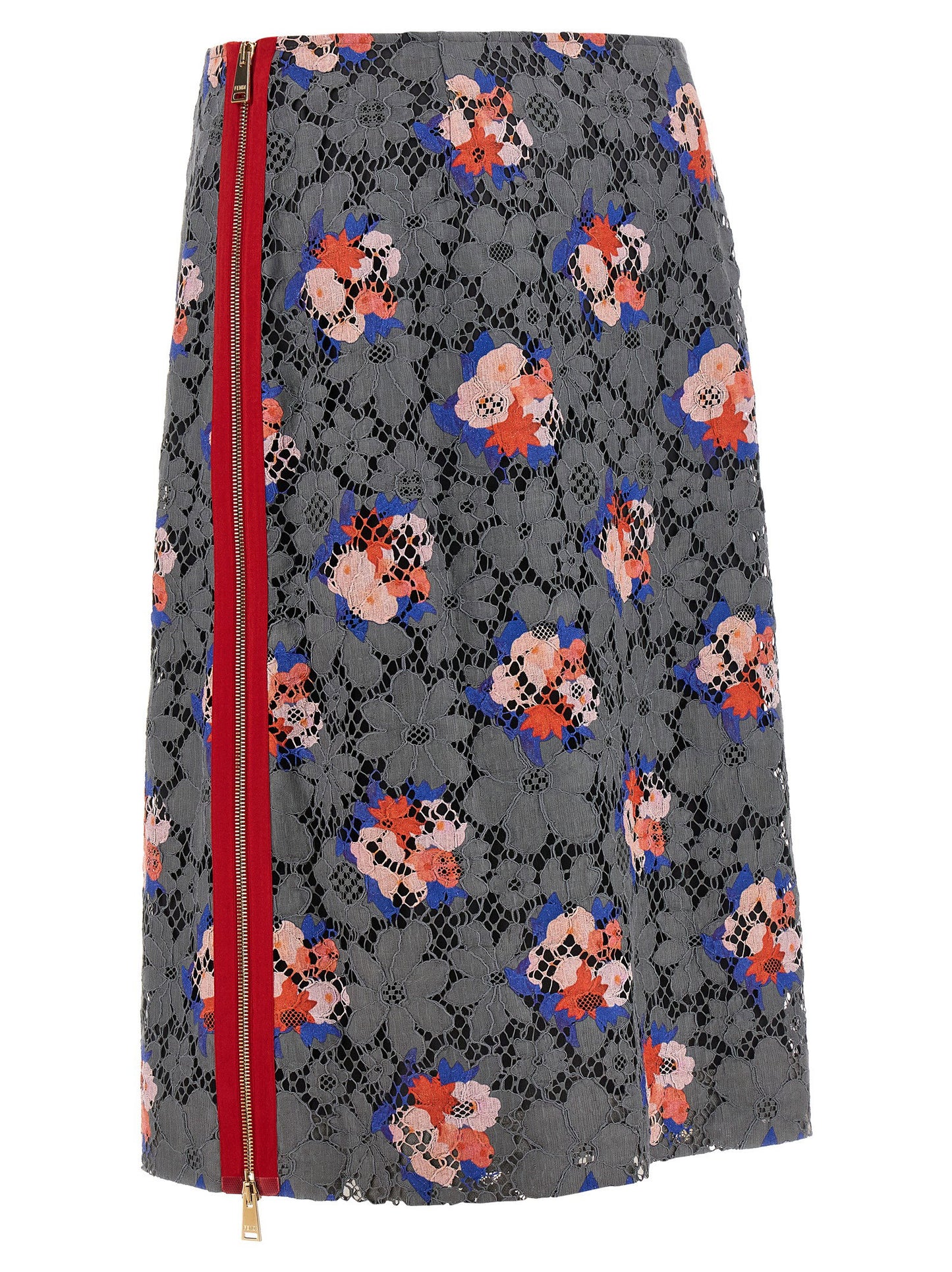 Fendi Bouquet Lace Skirt