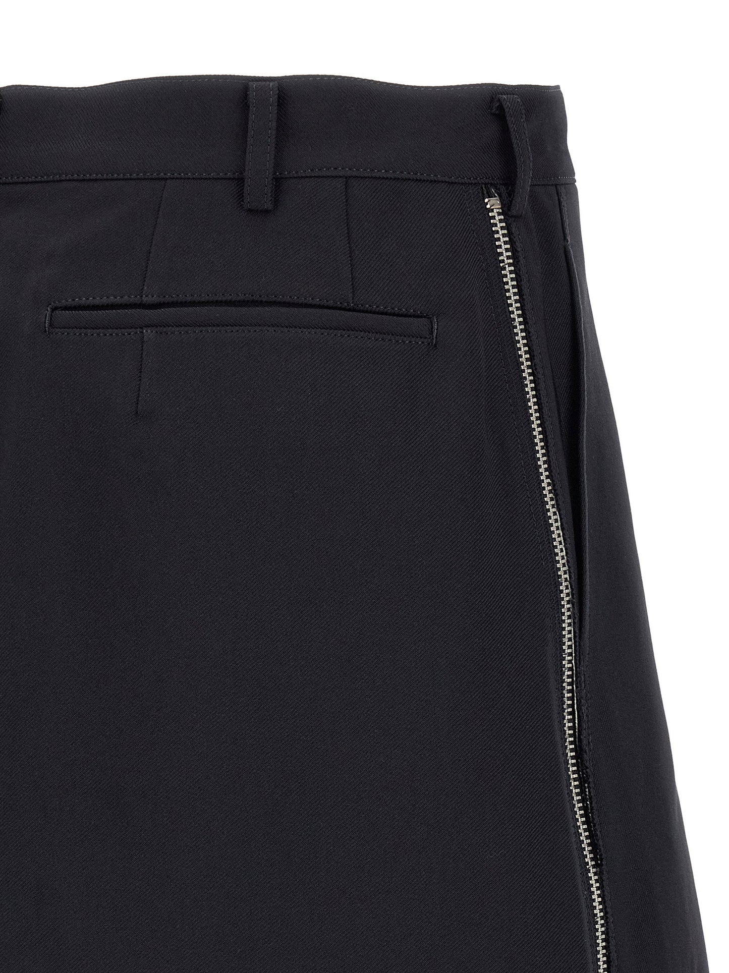 Comme Des Garcons Shirt Zip Bermuda Shorts