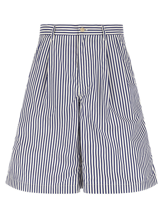 Comme Des Garcons Shirt Cotton Bermuda Shorts