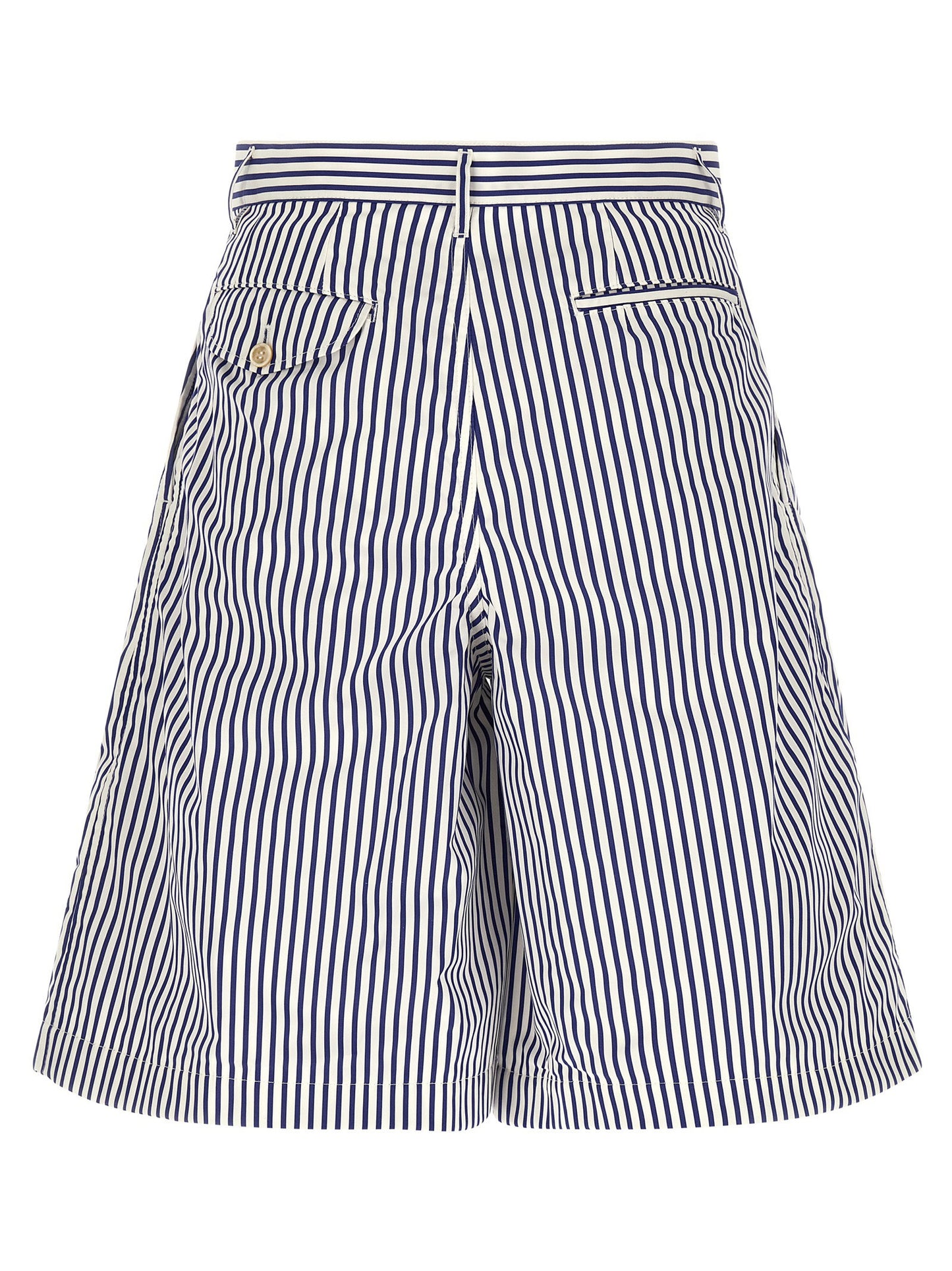 Comme Des Garcons Shirt Cotton Bermuda Shorts