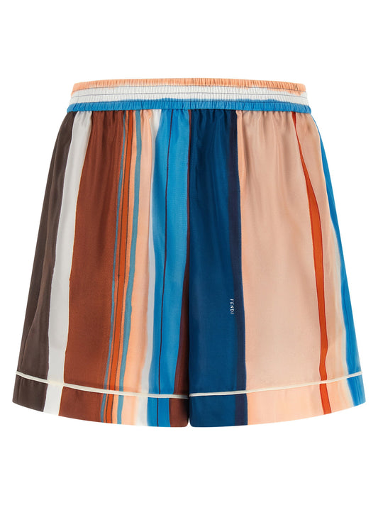 Fendi Venetian Stripes Shorts