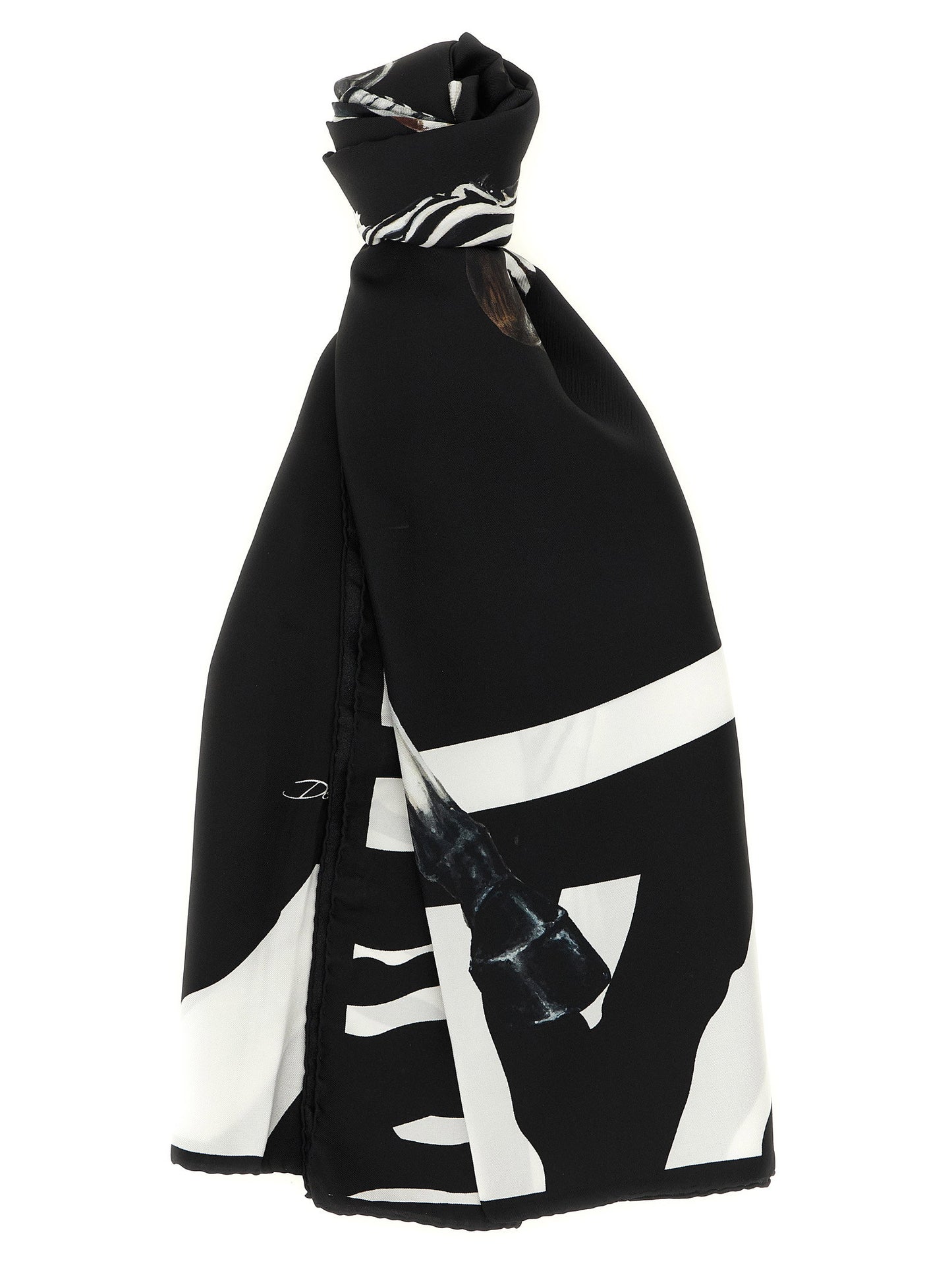 Dolce & Gabbana Zebra Print Scarf