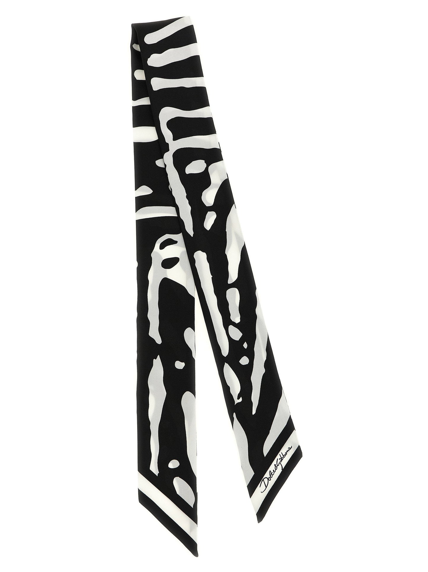 Dolce & Gabbana Zebra Print Scarf