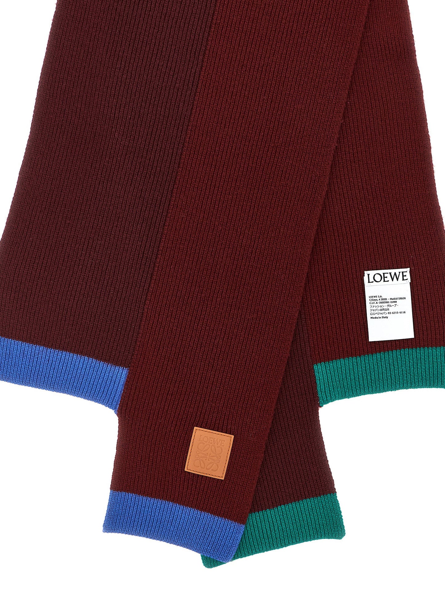 Loewe Wool Asymmetrical Scarf