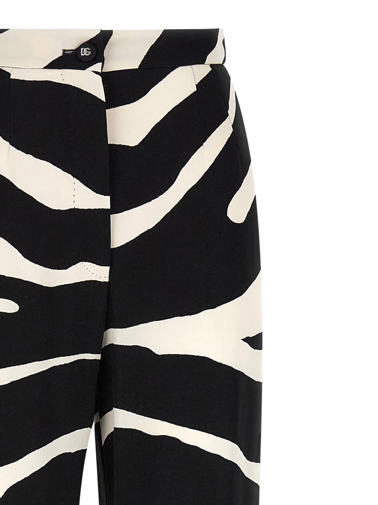 Dolce & Gabbana Zebra Print Palazzo Pants