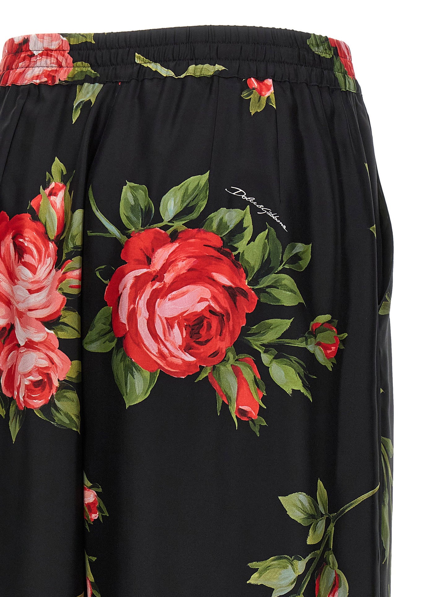 Dolce & Gabbana Bouquet Rose Pants