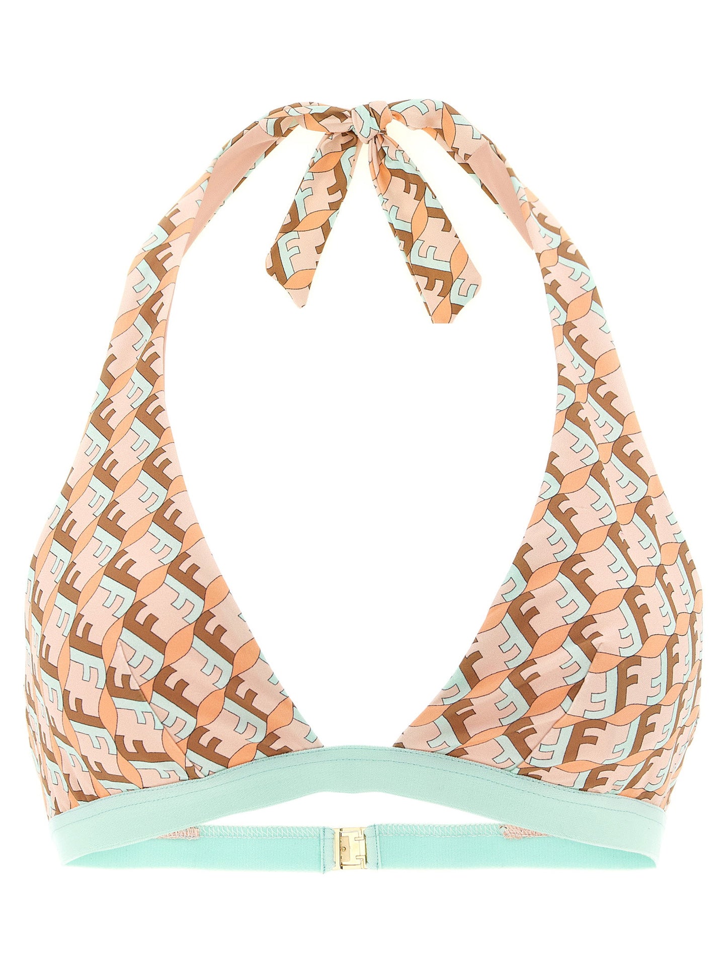 Fendi Ff Waves Bikini Top