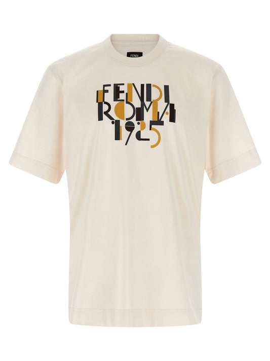 Fendi Roma 1925 Print T-shirt