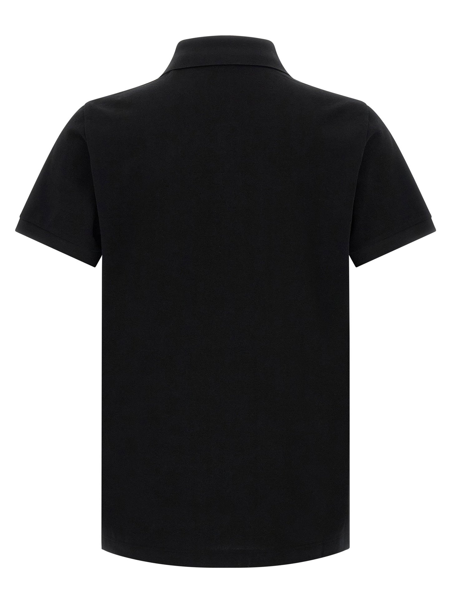 Fendi Ff Metallic Logo Polo Shirt