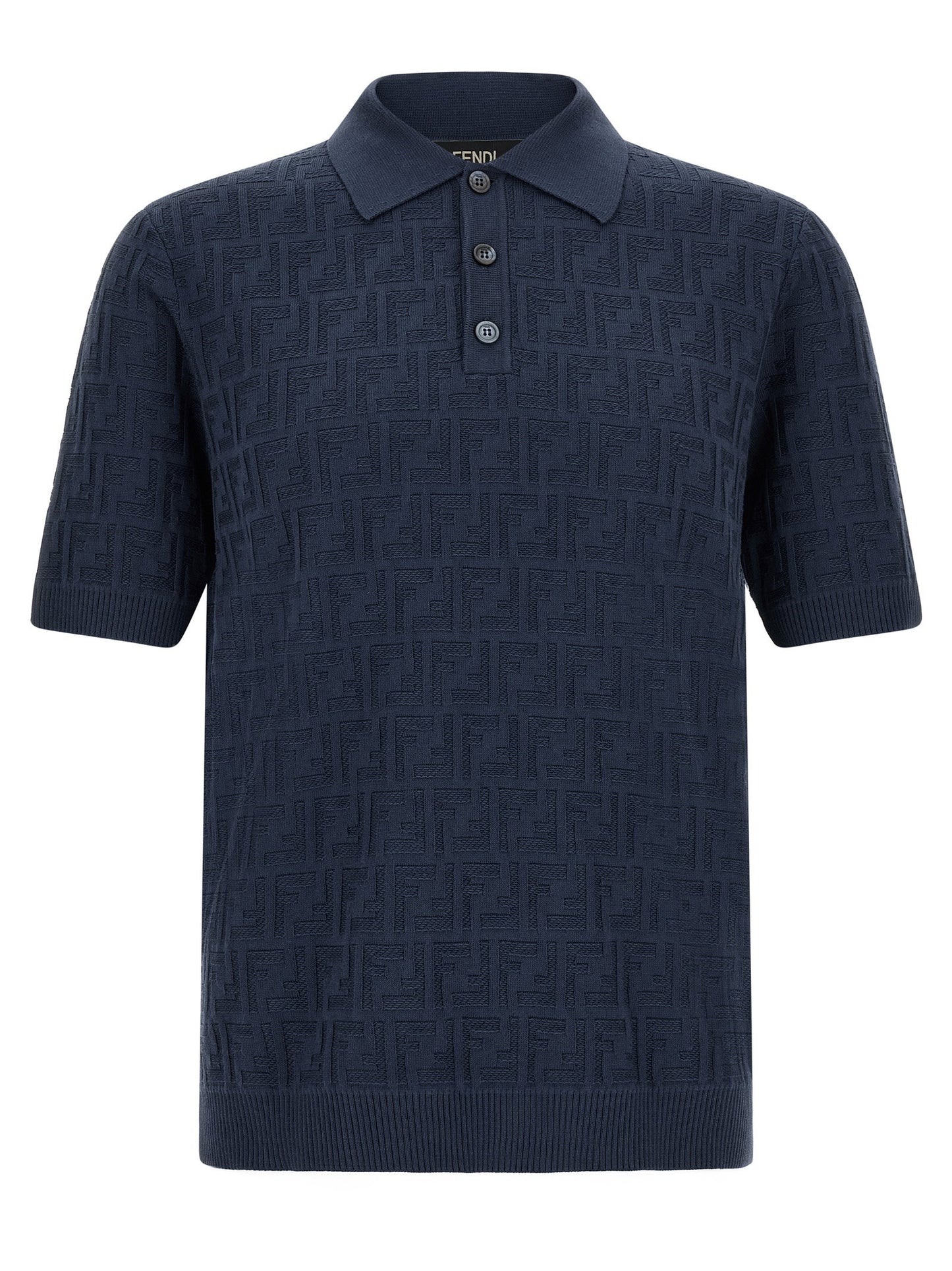 Fendi Ff Cotton Polo Shirt