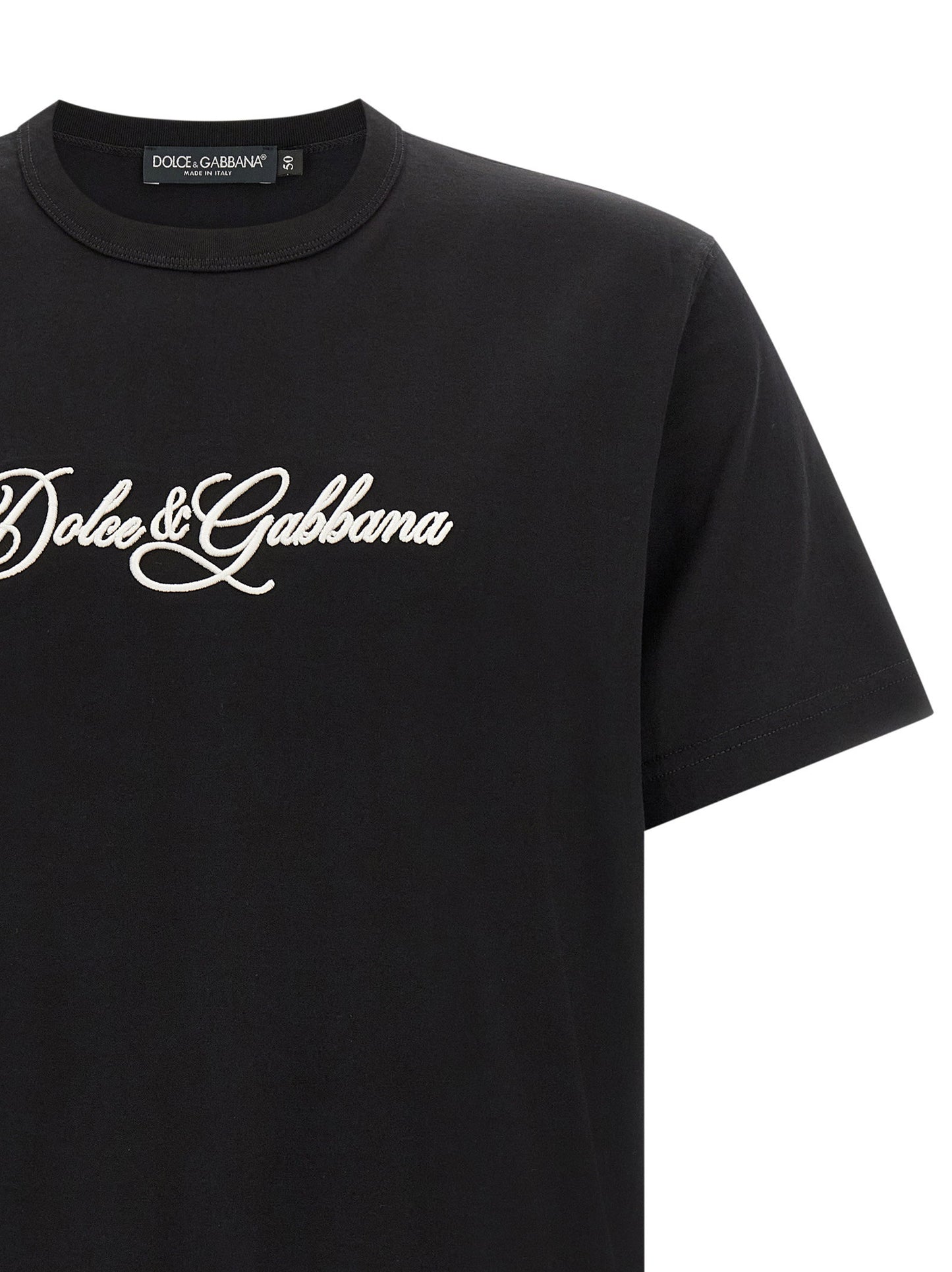 Dolce & Gabbana Logo Embroidery T-shirt