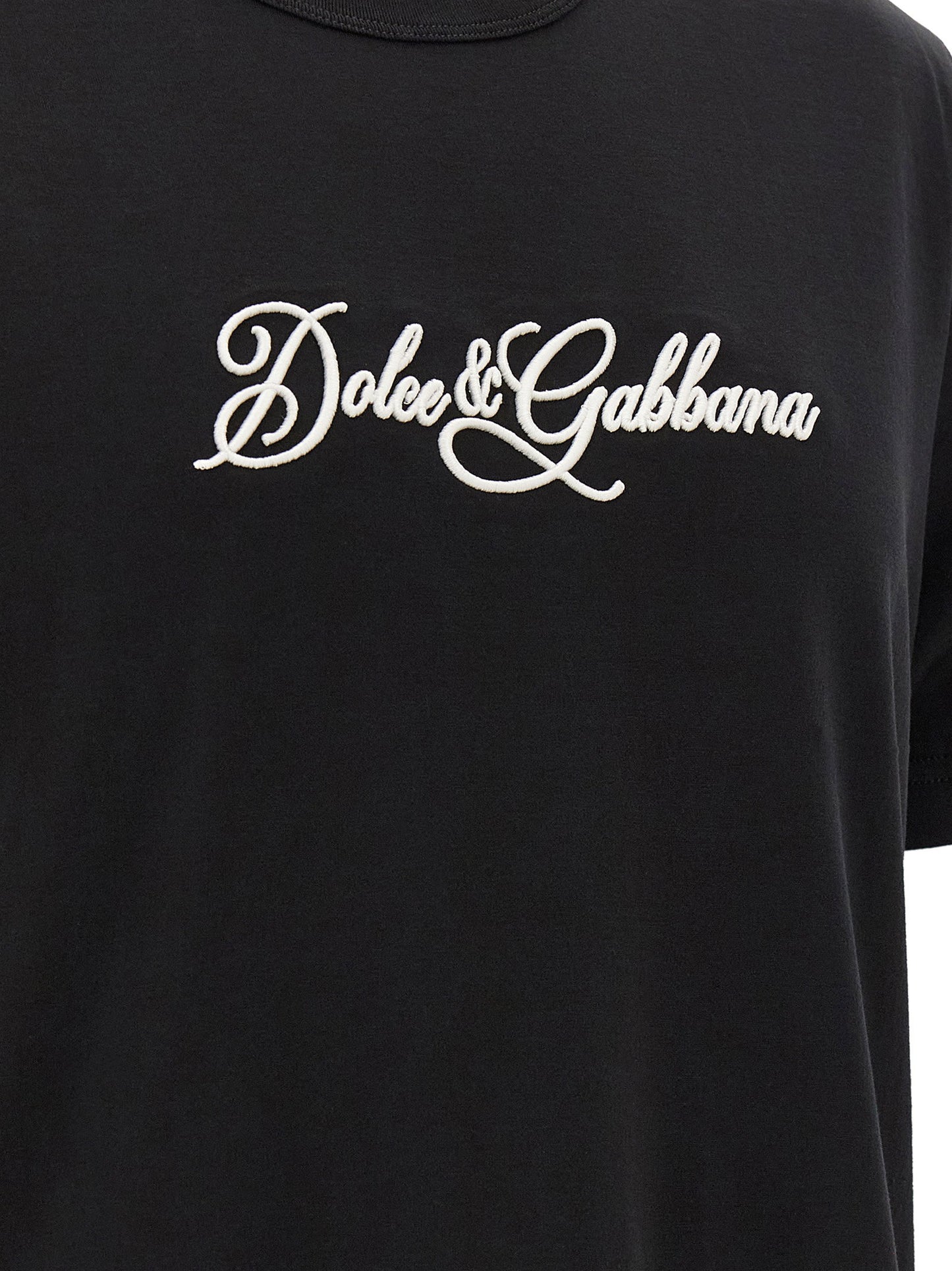 Dolce & Gabbana Logo Embroidery T-shirt