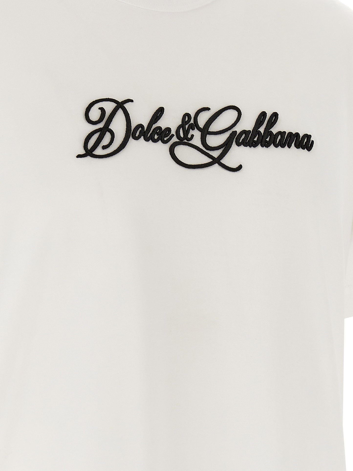 Dolce & Gabbana Logo Embroidery T-shirt