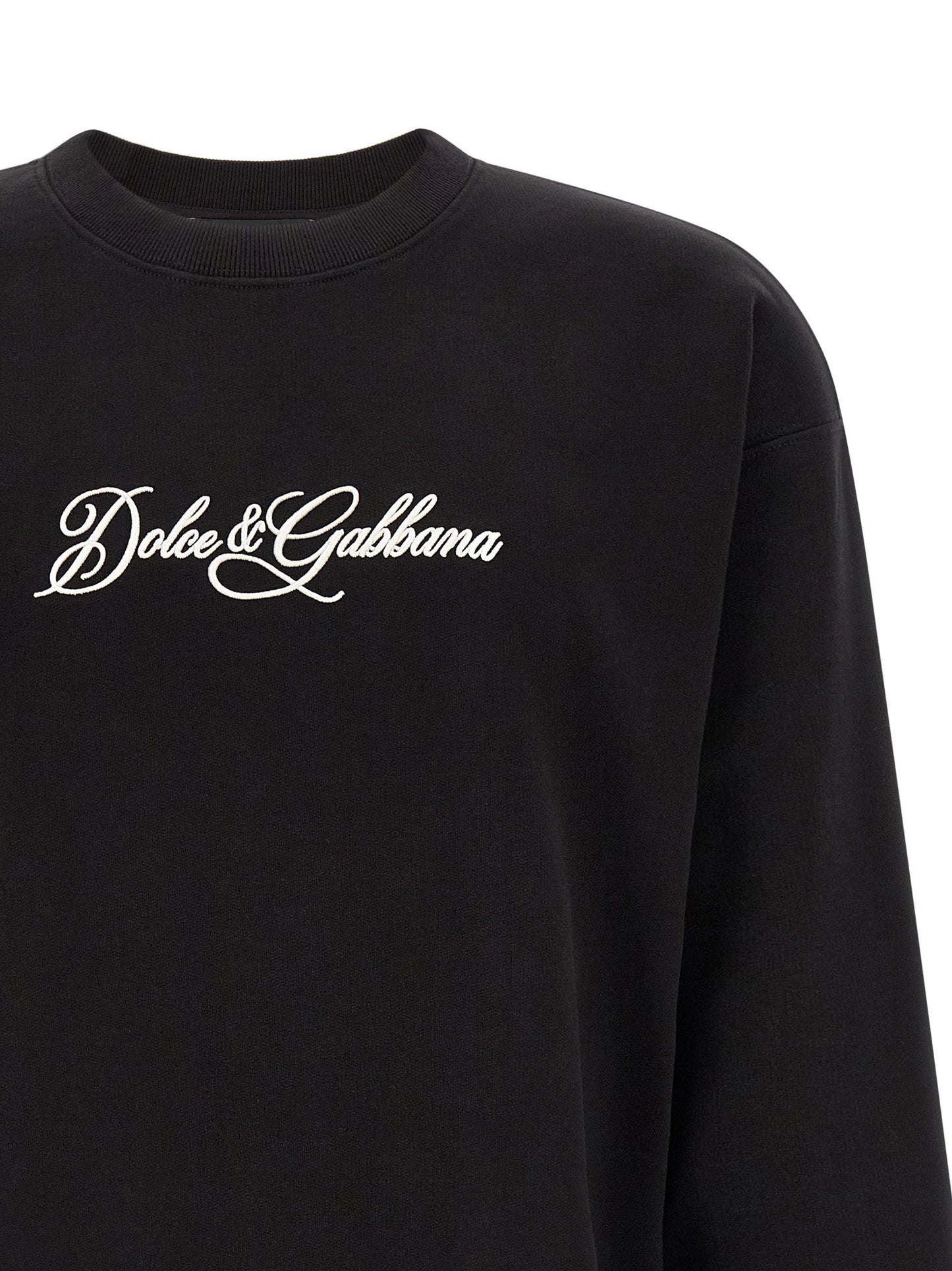 Dolce & Gabbana Logo Embroidery Sweatshirt