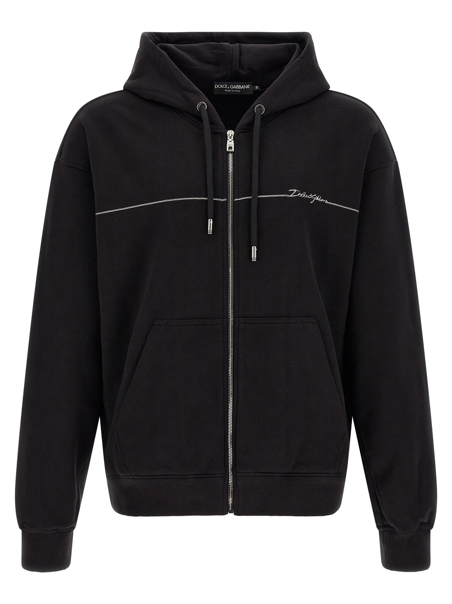Dolce & Gabbana Logo Embroidery Hoodie