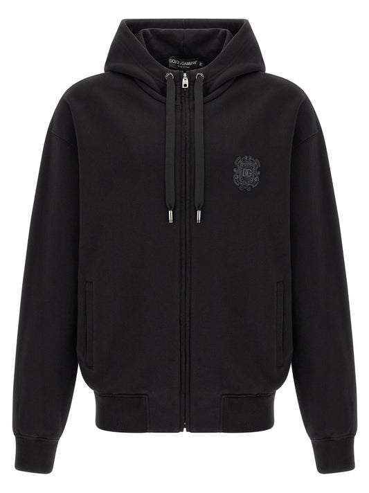 Dolce & Gabbana Coat Of Arms Logo Hoodie