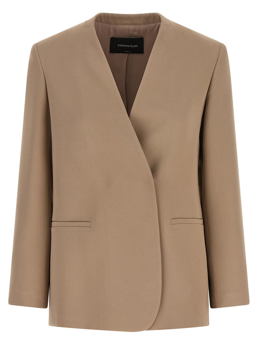 Fabiana Filippi Twill Blazer