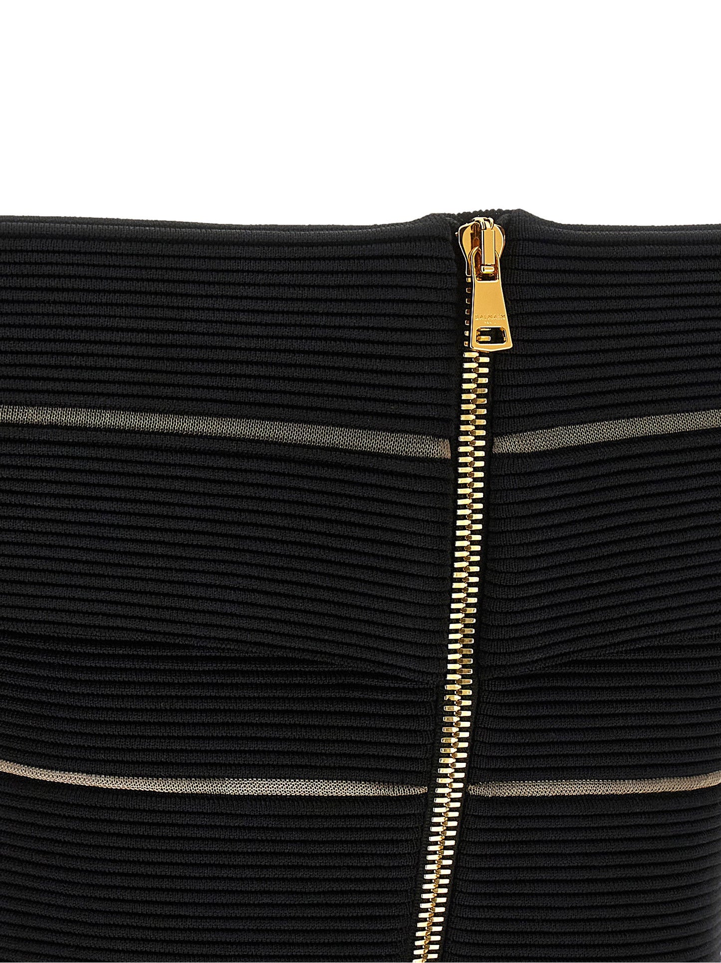 Balmain Off-the-shoulder Crop Top
