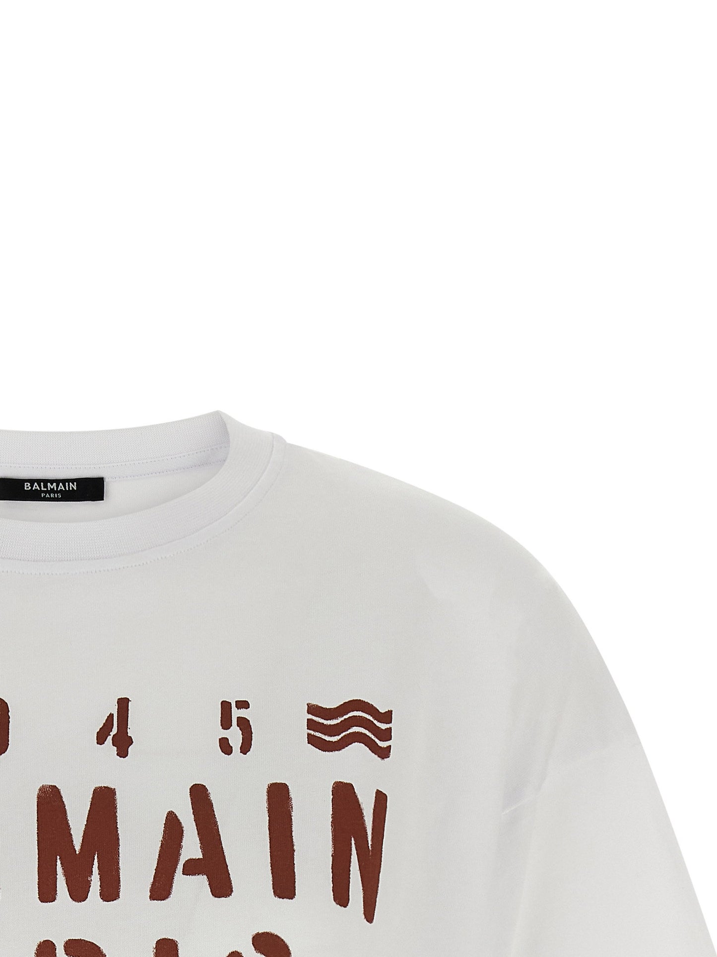 Balmain Plage Print T-shirt