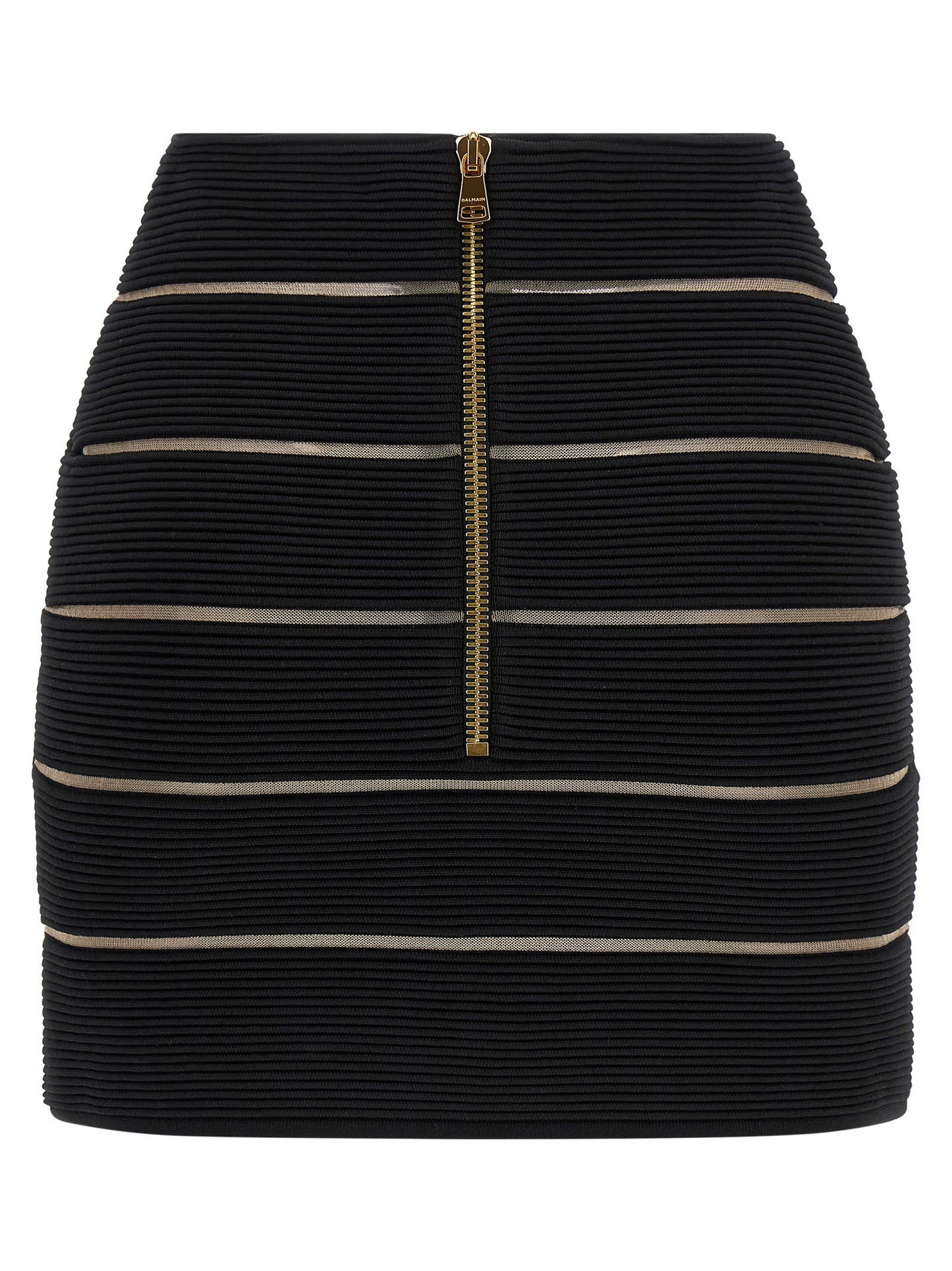 Balmain V-shaped Waist Skirt