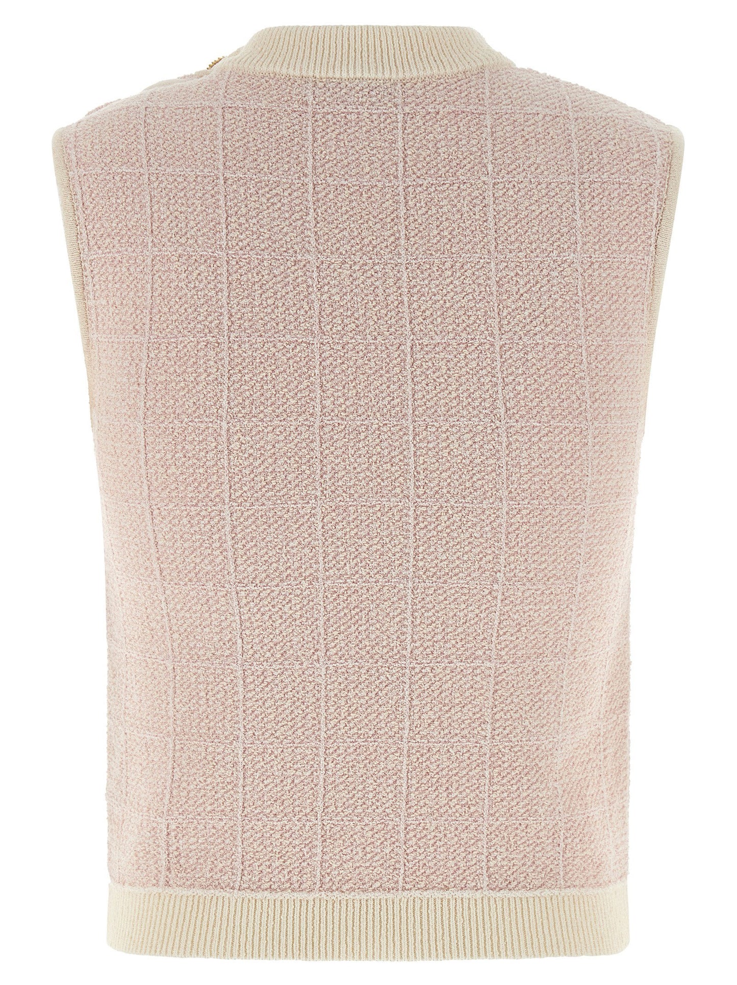 Balmain Testa Di Leone Tweed Vest