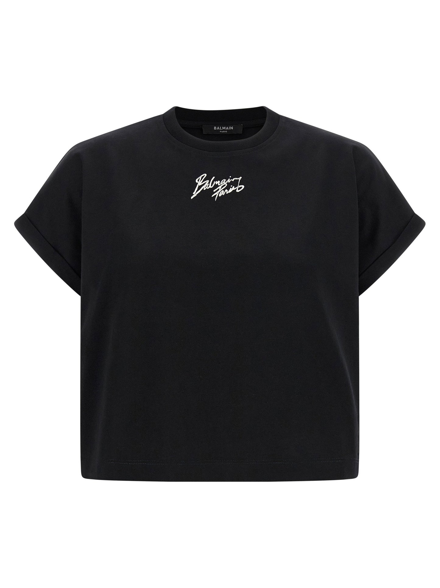Balmain Cropped T-shirt