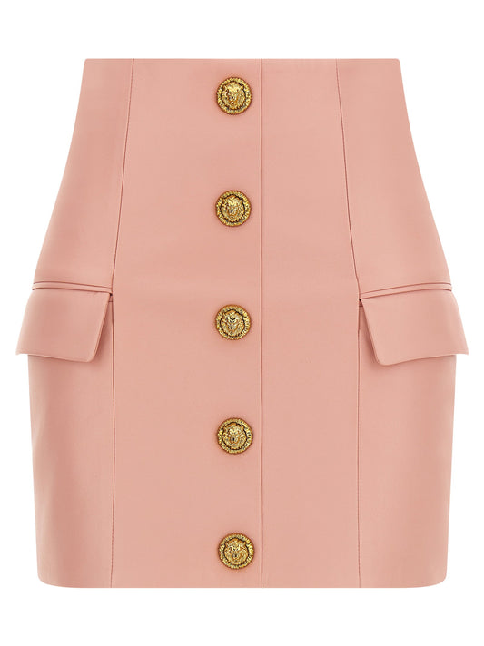 Balmain Testa Di Leone Skirt