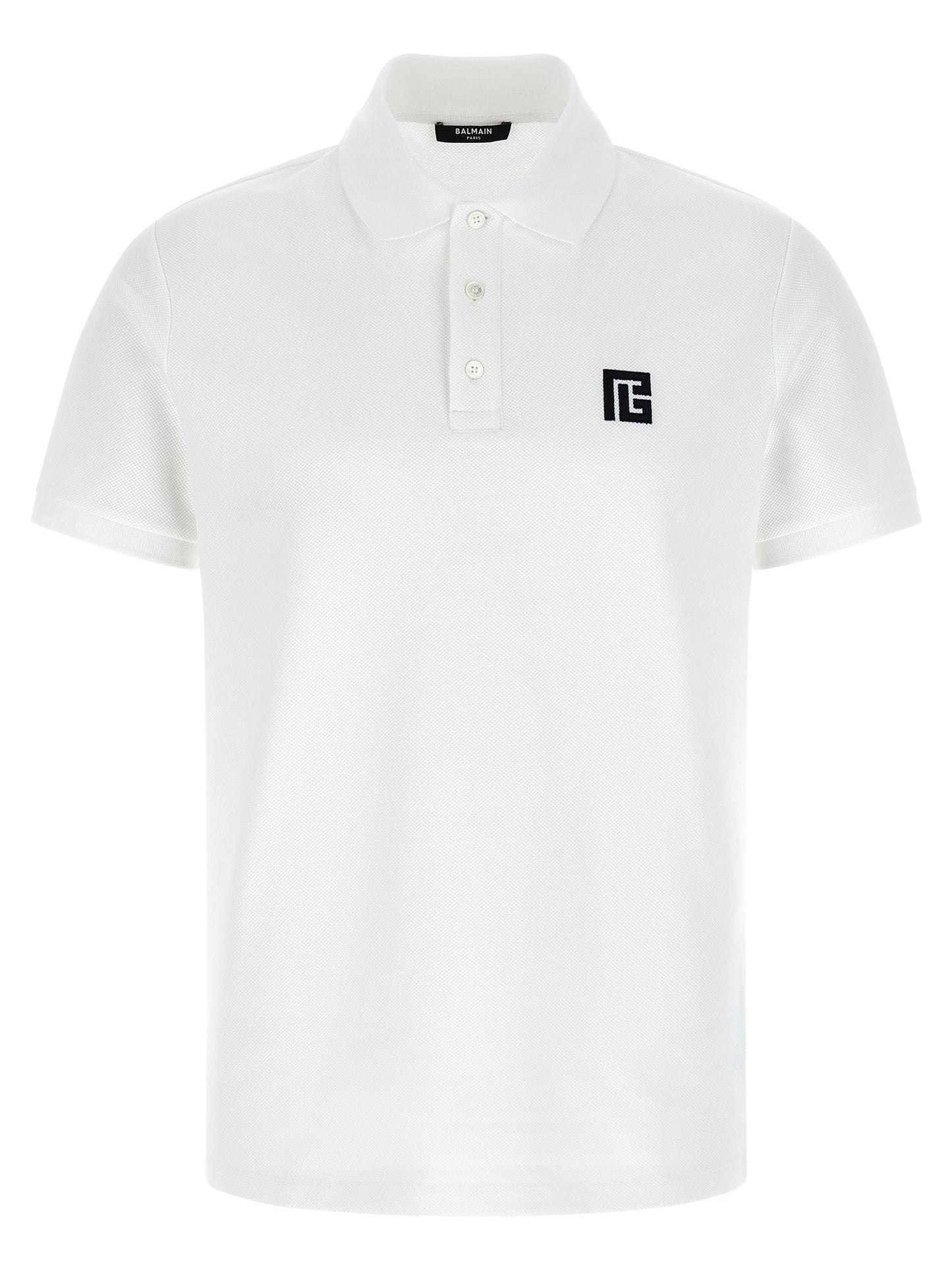 Balmain Embroidery Polo Shirt