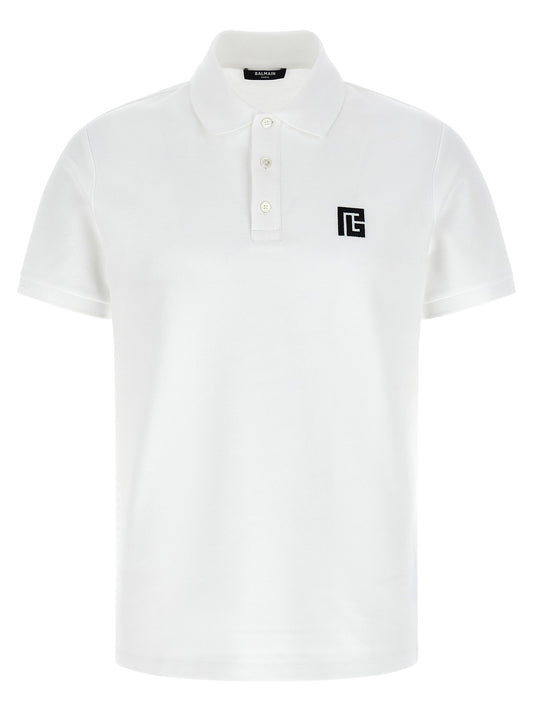 Balmain Embroidery Polo Shirt