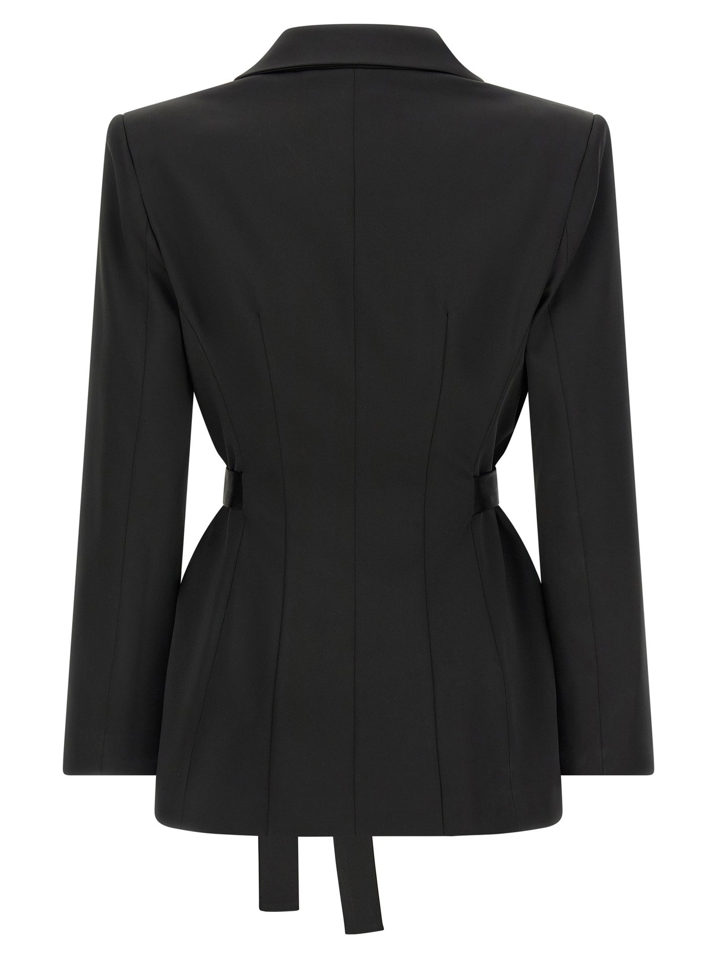 Elisabetta Franchi Stretch Satin Blazer