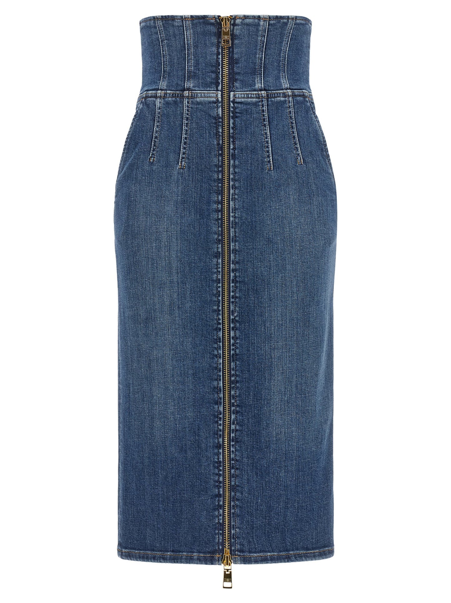 Elisabetta Franchi Denim Skirt