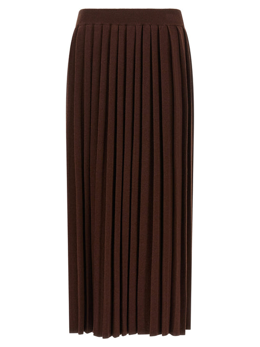 Fabiana Filippi Knitted Pleated Skirt