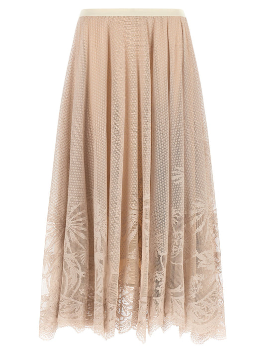 Fabiana Filippi Jacquard Lace Skirt
