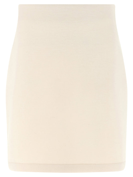Fabiana Filippi Cashmere Scuba Skirt