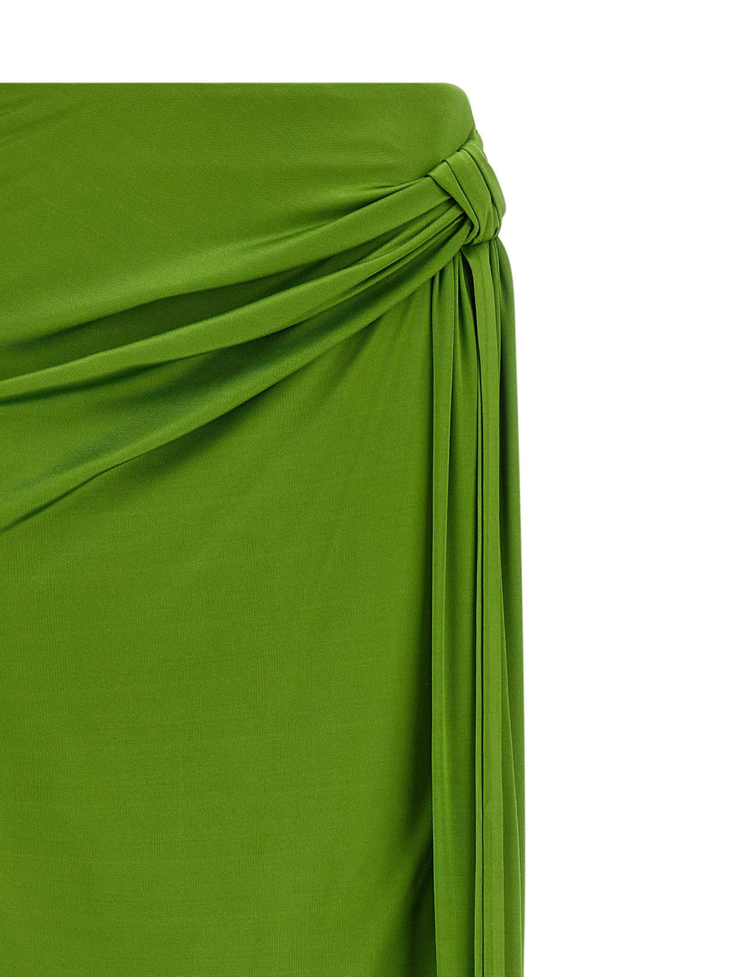 Elisabetta Franchi Shiny Viscose Skirt